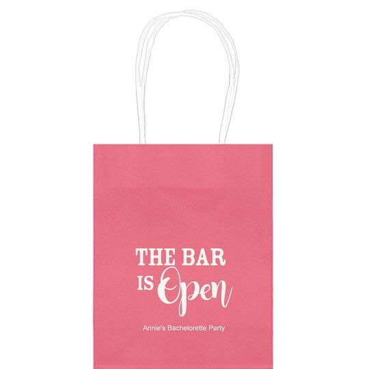 The Bar is Open Mini Twisted Handled Bags